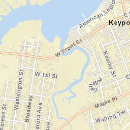109-129 West Front Street, Keyport, NJ  Street Map