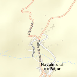 Navalmoral de Béjar Street Map