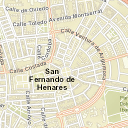San Fernando de Henares Street Map