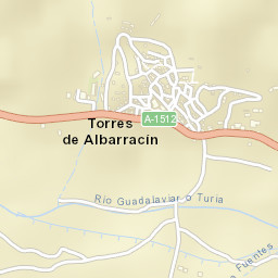 Torres de Albarracín Street Map