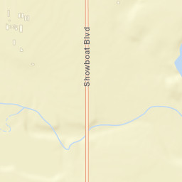 13068-13148 South Showboat Boulevard Street Map