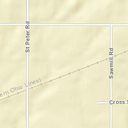 Saint Joseph Ohio Street Map