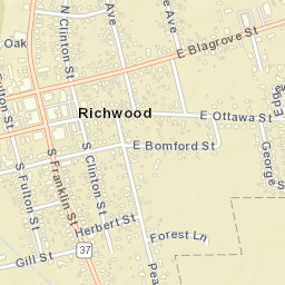 Richwood Ohio Street Map