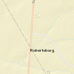 Robertsburg Ohio Street Map