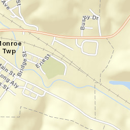 Bowerston Ohio Street Map