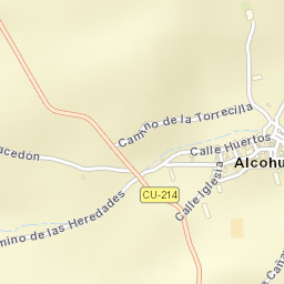 Alcohujate Street Map