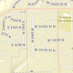 6848 10300 North Highland UT 84003 Street Map