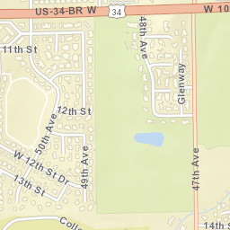 1000-1012 50th Ave Greeley CO Street Map