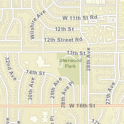 1128-1132 31st Ave Greeley CO Street Map