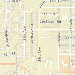 1101-1103 24th Ave Ct Greeley CO Street Map