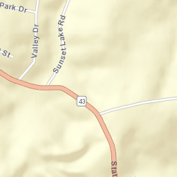 Lake Lodge Ohio Street Map