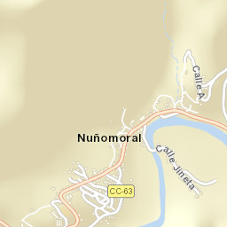 Nuñomoral Street Map