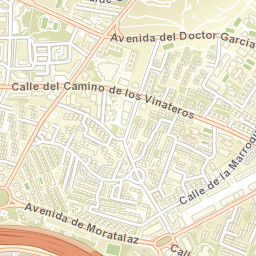 Moratalaz Street Map