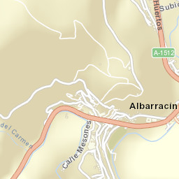 Albarracín Street Map
