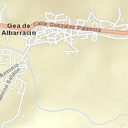 Gea de Albarracín Street Map