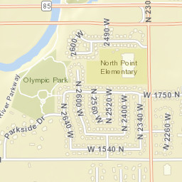 2381-2419 West 1540 North, Lehi, UT Street Map