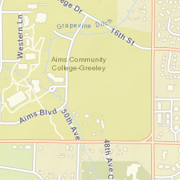 College Dr Greeley CO 80634 USA Street Map