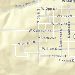 501-599 South Market Street, Rock Port Street Map