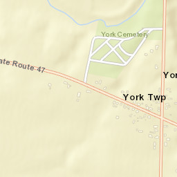 York Center Ohio Street Map