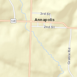 Annapolis Ohio Street Map