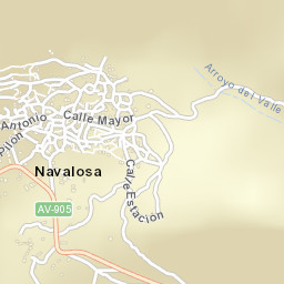 Navalosa Street Map