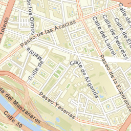 Provincia de Madrid Street Map