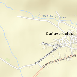 Cañaveruelas Street Map