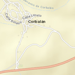 Corbalán Street Map