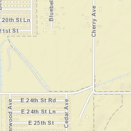 1001-1005 E 24th St Ln Greeley CO Street Map