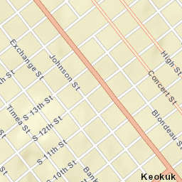 2-98 N 14th St Keokuk IA 52632 Street Map