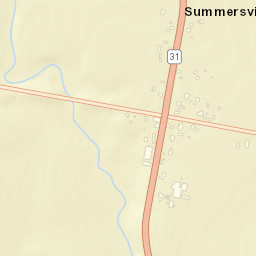 Summersville Ohio Street Map
