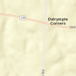 Dalrymple Corners Ohio Street Map