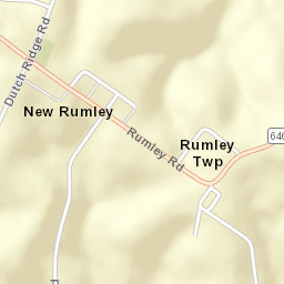 New Rumley Ohio Street Map