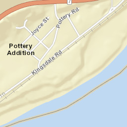 Pottery Addition Ohio Street Map