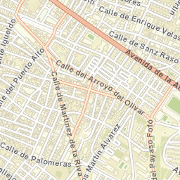 Puente de Vallecas Street Map