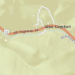 Glen Comfort Colorado Street Map