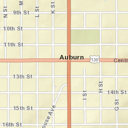 1000-1040 Central Avenue, Auburn, NE Street Map
