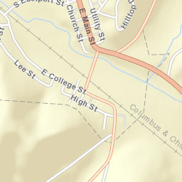 Scio Ohio Street Map