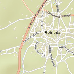 Robleda Street Map