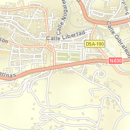 Béjar Street Map