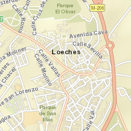 Loeches Street Map