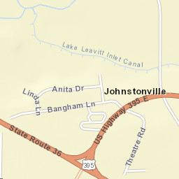 Johnstonville California Street Map