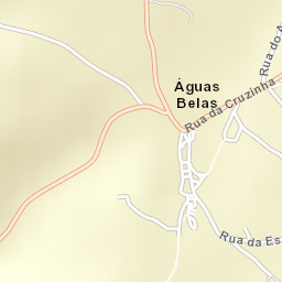 Águas Belas Street Map