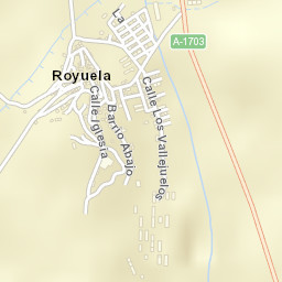 Royuela Street Map