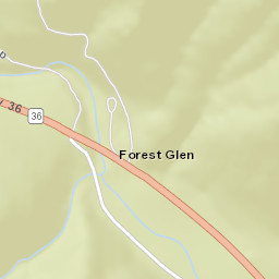 Forest Glen California Street Map