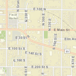 101-135 U.S. 89 American Fork UT Street Map