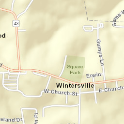 Wintersville Ohio Street Map