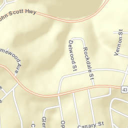 Spahns Addition Ohio Street Map