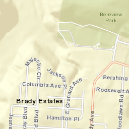 Brady Estates Ohio Street Map