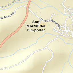 San Martín del Pimpollar Street Map